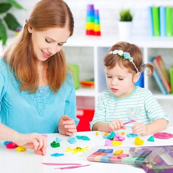 Polymer Clay Kit, Mini Modeling Clay Set for Kids/Beginners/Artist, 24 Colors - Picture 8 of 9